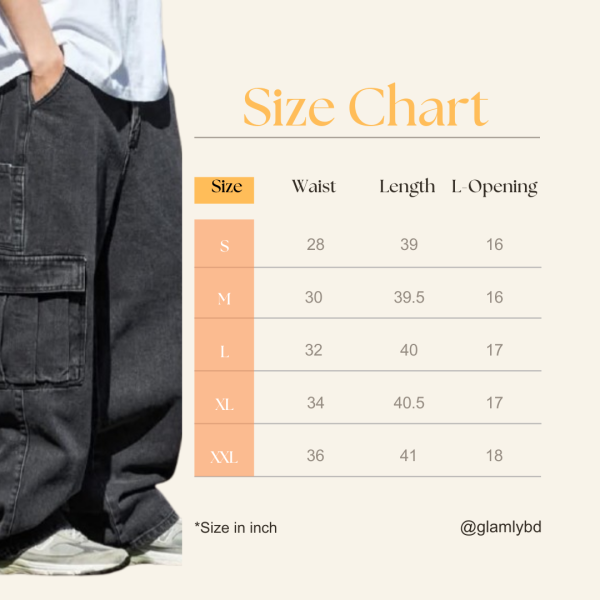 Tokyo dad Baggy Denim Jeans - Image 5