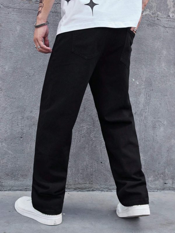 Black Baggy Denim Unisex - Image 2
