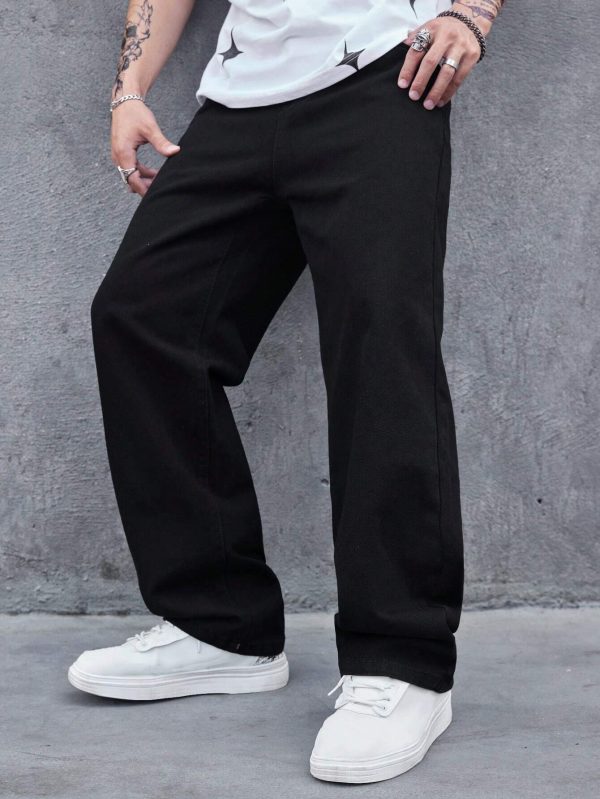Black Baggy Denim Unisex - Image 3
