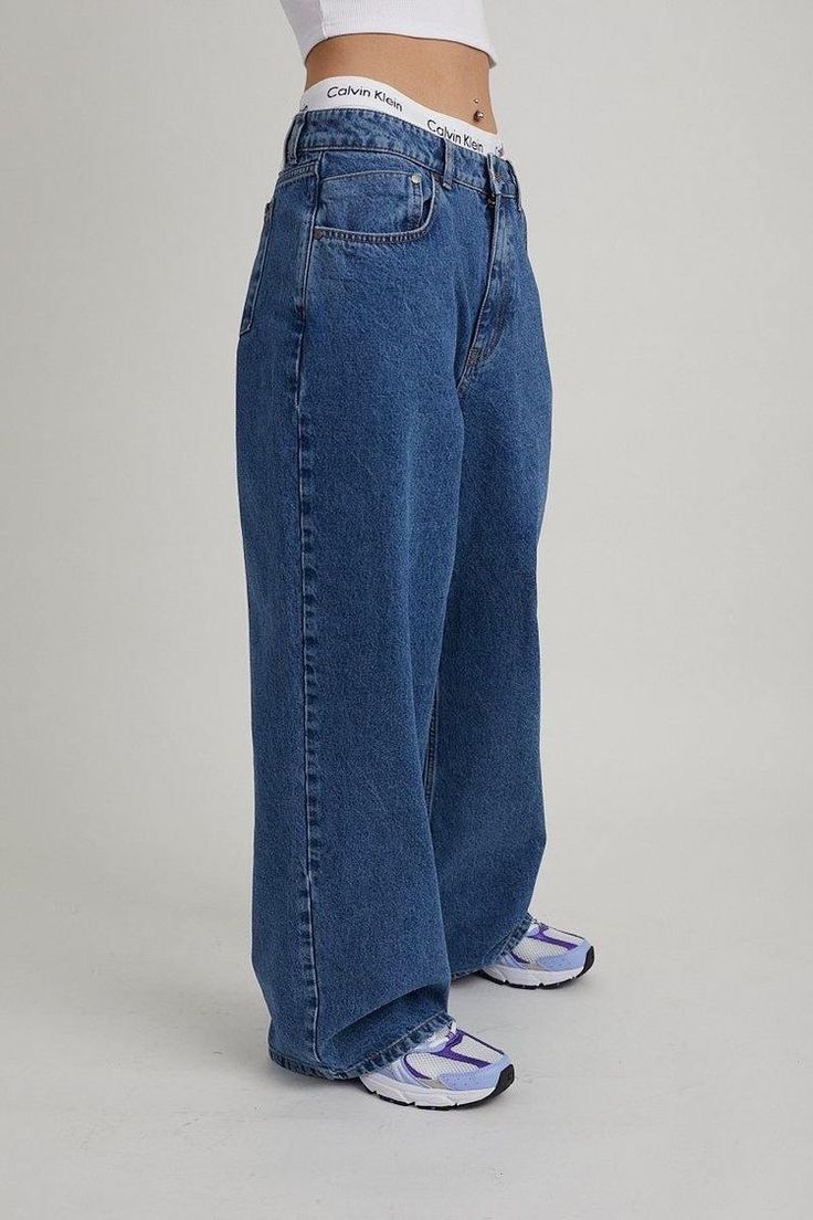 DEEP PREMIUM BAGGY JEANCE – WOMEN