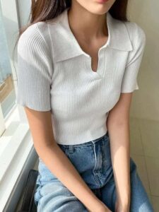 Glamly your STYLE with polo half sleeve T-shirt